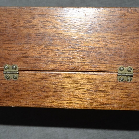 Vintage Handmade brown Wooden Pixie Mushroom Purse - Picture 5 of 16